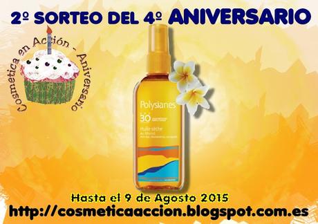 ¡2º SORTEO del 4º Aniversario del Blog – El verano con POLYSIANES!