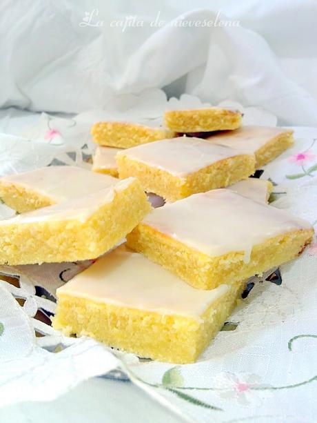Brownie de limón