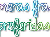 primeras frases favoritas libros