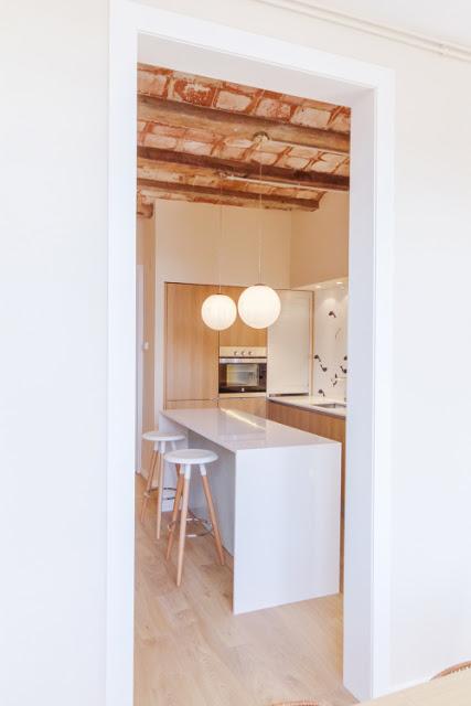 Diseño interior en piso de Barcelona