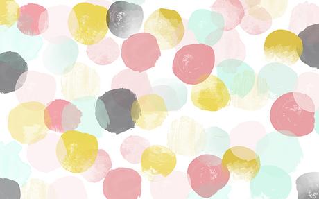 watercolour dots