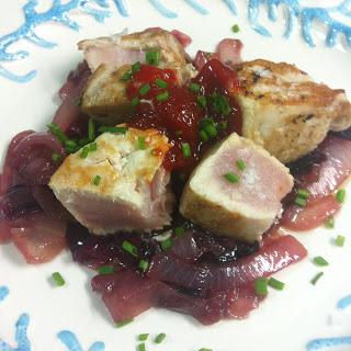 Tacos De Atún Con Cebolla Roja