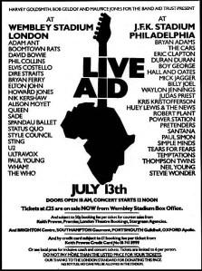 A treinta años del Live Aid