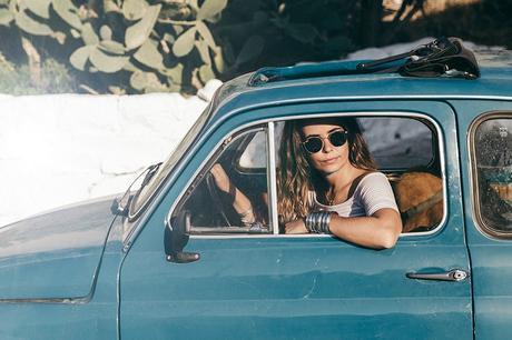 Guerlain-Terracotta-Summer_2015-Polignano_a_Mare-Fiat_600-Striped_Suite-Sabo_Skirt-Crop_Top-Summer-Ray_Ban_Sunnies-Summer-Outfit-Collage_Vintage-4