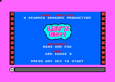 Let's Go! Nuevo juego en creación para Amstrad CPC