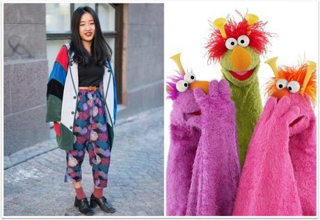 El peligro de parecerte a un dibujo animado al mezclar estampados