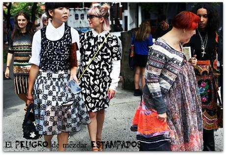 El peligro de parecerte a un dibujo animado al mezclar estampados