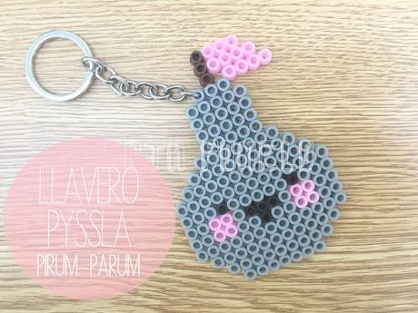 DIY: llavero Pirum Parum de Pyssla.