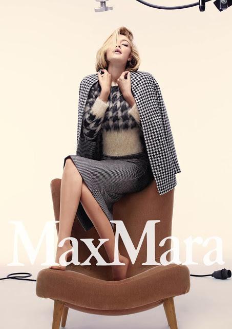 Gigi Hadid posa para la nueva campaña de Max Mara