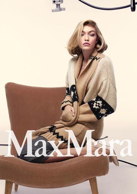 Gigi Hadid posa para la nueva campaña de Max Mara