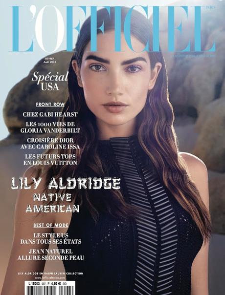 Lily Aldridge aterriza en dos portadas de L'Officiel