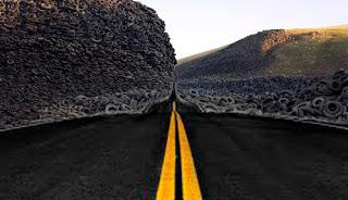 La reutilización de neumáticos en carreteras trae más que beneficios medioambientales