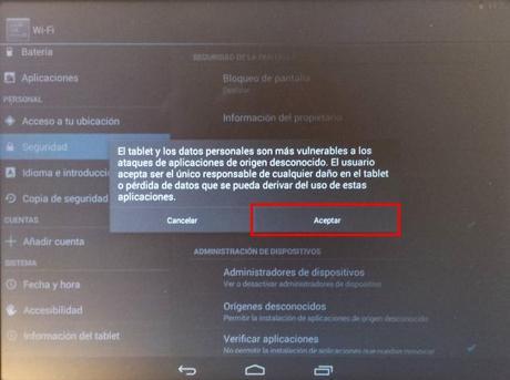 ¿Cómo habilitar Orígenes Desconocidos en Android? - XO 4.0 V2 ¿Cómo habilitar Orígenes Desconocidos en Android? - XO 4.0 V2