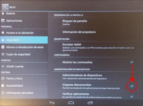 ¿Cómo habilitar Orígenes Desconocidos en Android? - XO 4.0 V2 ¿Cómo habilitar Orígenes Desconocidos en Android? - XO 4.0 V2