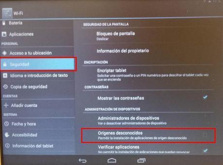 ¿Cómo habilitar Orígenes Desconocidos en Android? - XO 4.0 V2 ¿Cómo habilitar Orígenes Desconocidos en Android? - XO 4.0 V2