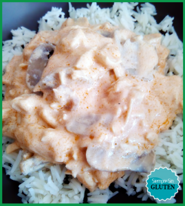 Pavo Strogonoff (Sin Gluten, Sin Lácteos, Sin Huevo)