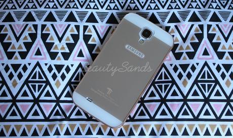 GANGAS ALIEXPRESS | SAMSUNG S4 CARCASA MÓVIL TIPO IPHONE GOLD {$3,15}