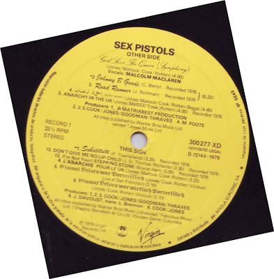 Sex Pistols -The great rock and roll swindle Lp 1979