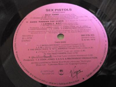 Sex Pistols -The great rock and roll swindle Lp 1979