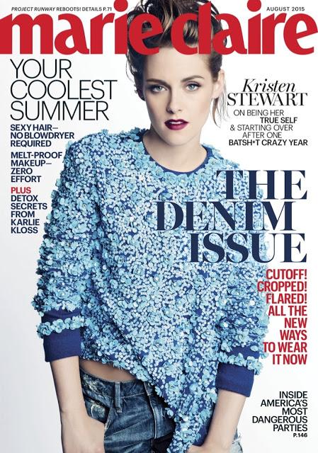Kristen Stewart protagoniza nueva portada de Marie Claire