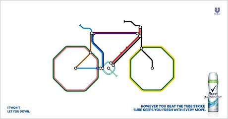 Rexona aprovecha con humor la huelga del metro de Londres en esta campaña