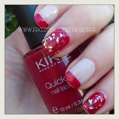 Nail Art Pan de Oro