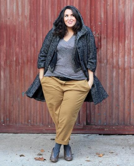 ESTILOS DE SACOS Y ABRIGOS MODERNOS PARA GORDITAS