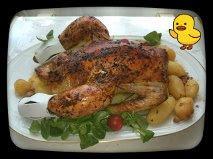 POLLO RELLENO DE PESCADO Y MARISCO