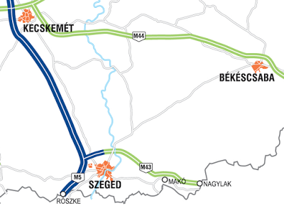 Finalizada la M-43, primera autopista que une Hungría y Rumanía