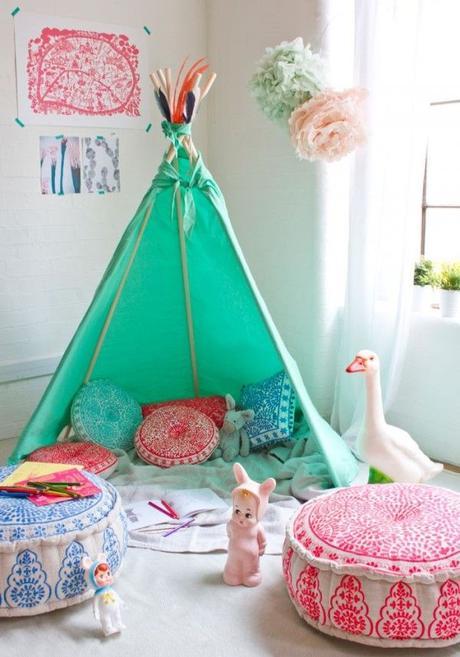 Tipi infantil: Un nuevo must a tener en cuenta para las habitaciones de los más pequeños. Tipi infantil: Un nuevo must a tener en cuenta para las habitaciones de los más pequeños.