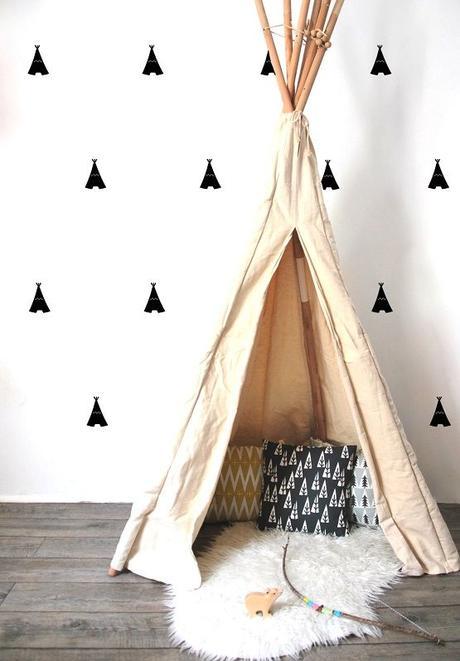 Tipi infantil: Un nuevo must a tener en cuenta para las habitaciones de los más pequeños. Tipi infantil: Un nuevo must a tener en cuenta para las habitaciones de los más pequeños.