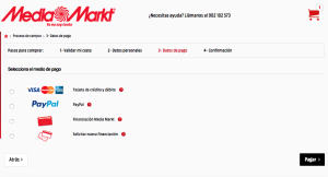Datos de Pago - Media Markt