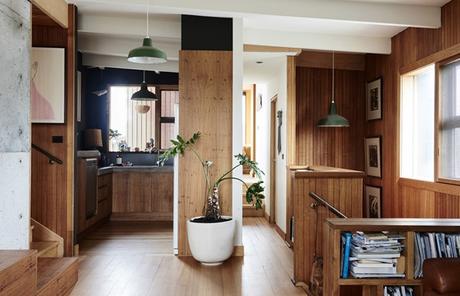 Deco vibrante con madera