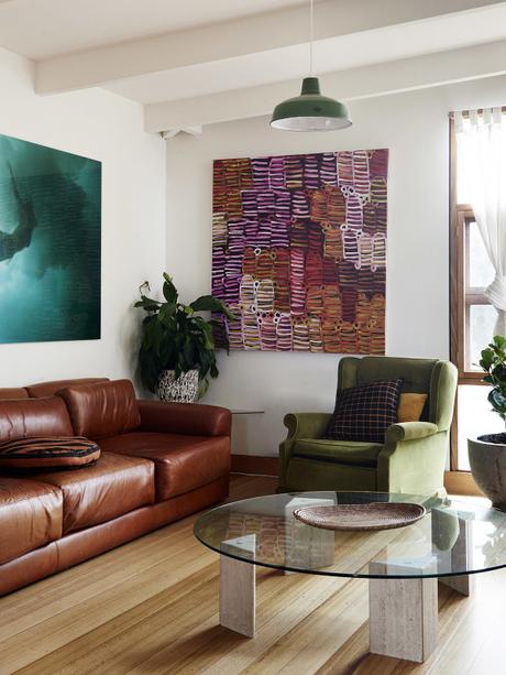 Deco vibrante con madera