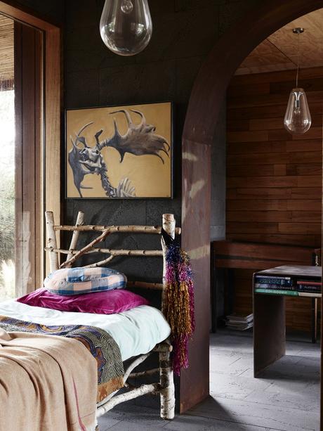 Deco vibrante con madera