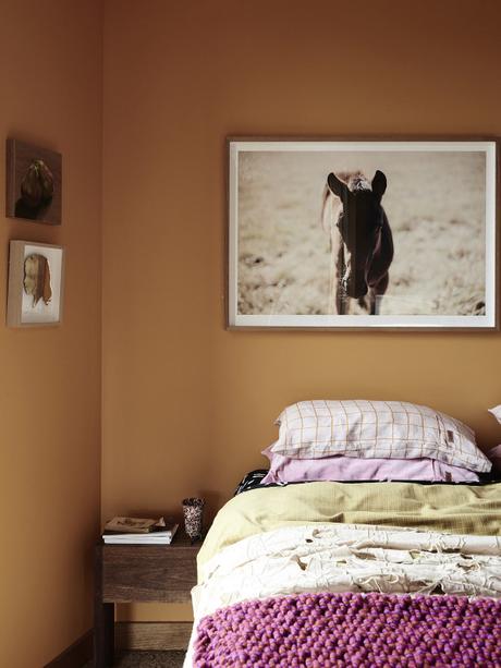 Deco vibrante con madera