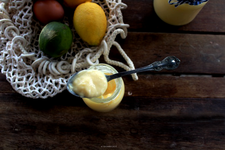 Lemon Lime Curd - Curd de lima-limón  receta inglesa