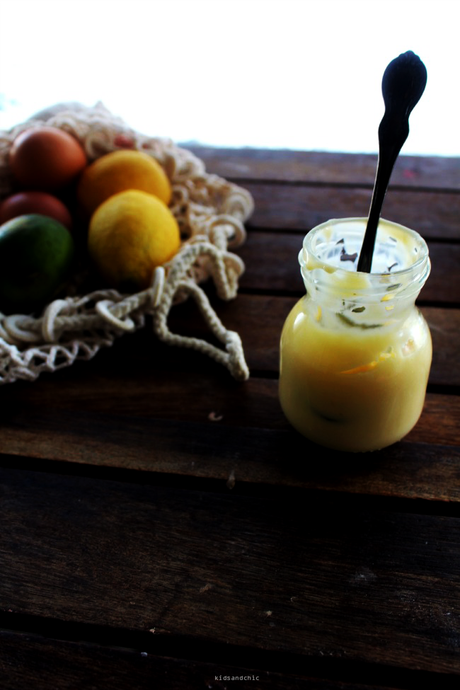 Lemon Lime Curd - Curd de lima-limón  receta inglesa