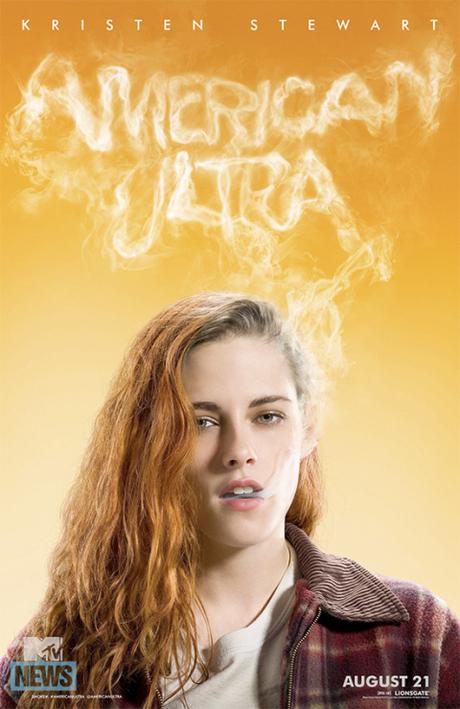 Trailers y afiches de #AmericanUltra con #JesseEisenberg y Kristen Stewart