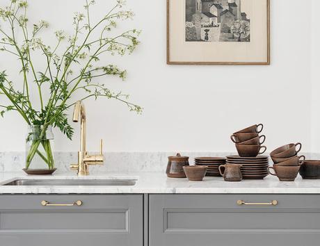 Una cocina clásica muy moderna