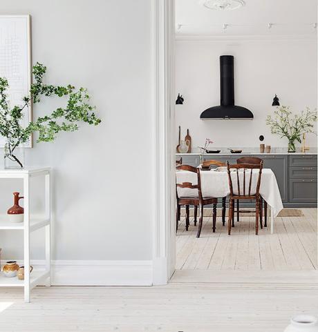 Una cocina clásica muy moderna