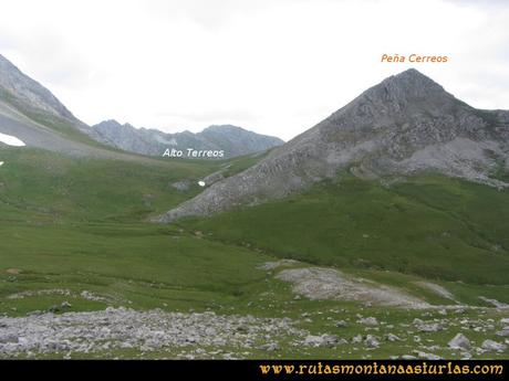 Ruta Peña Cerreos y Ubiña Pequeña: DesdePeña Ubiña Pequeña al Alto Terreos