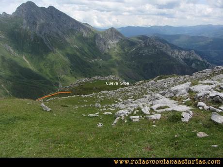 Ruta Peña Cerreos y Ubiña Pequeña: Camino a Cueva Grae