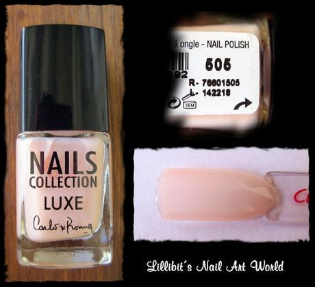 Manicura bicolor con Carlo di Roma Luxe 505 y 539