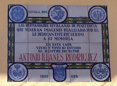 Homenaje al imaginero Antonio Illanes.