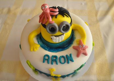 Tarta Minion En La Playa