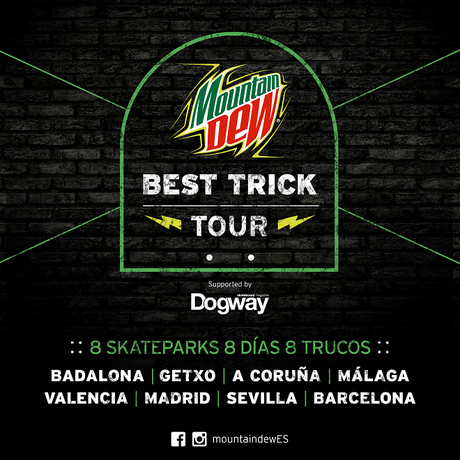 Mountain Dew Best Trick Tour Cartel genérico