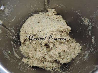 Pan integral de calabacin con semillas de amapola, sésamo, linaza y girasol.