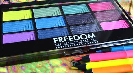 FREEDOM Makeup PRO 12 Chasing Rainbow Eyeshadow Palette FREEDOM Makeup PRO 12 Chasing Rainbow Eyeshadow Palette