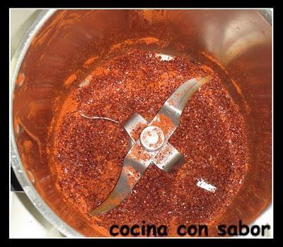 Concentrado de pimientos choriceros Concentrado de pimientos choriceros